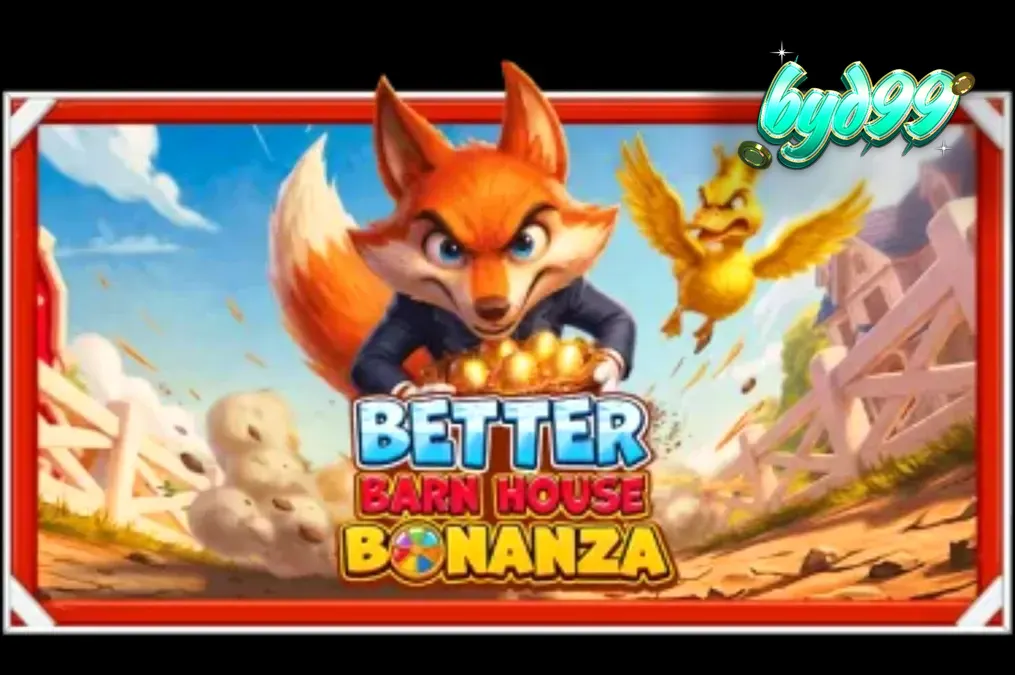 Tampilan visual slot Better Barn House Bonanza dengan tema peternakan kartun